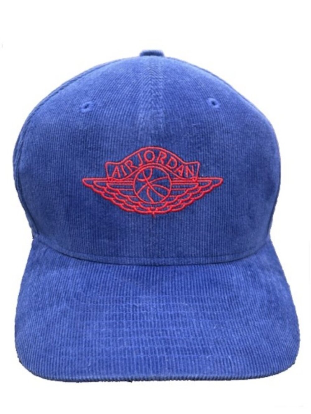 Nike Air Jordan Cap Hat Snapback Blue Corduroy Wings Classic 99 Streetwear